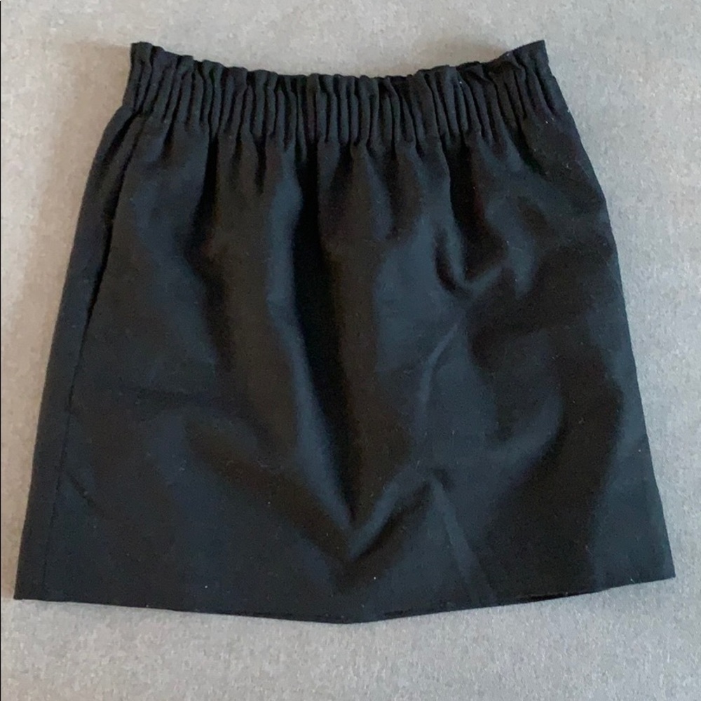 Jcrew black classic mini skirt!